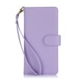 thumbnail image 2 of For Samsung Galaxy S24+ 5G / S25+ 5G 6.7" Wallet Case Leather Magnetic Flip Cover with Card Slots, RFID Blocking, Kickstand, Anti-Drop TPU & Detachable Wrist Strap,Light Purple, 2 of 8