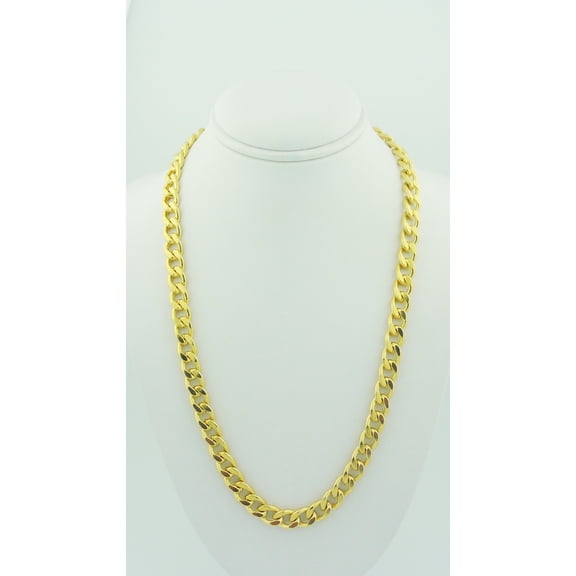 Cuban Curb Link Chain 18K Gold