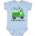 thumbnail image 3 of Inktastic My 1st St. Patrick's Day Green Fire Truck with Clovers Boys or Girls Baby Bodysuit, 3 of 5