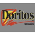 thumbnail image 2 of Junior's Doritos 90s Logo  Cowl Neck Sweatshirt Gray Heather 4X Large, 2 of 4