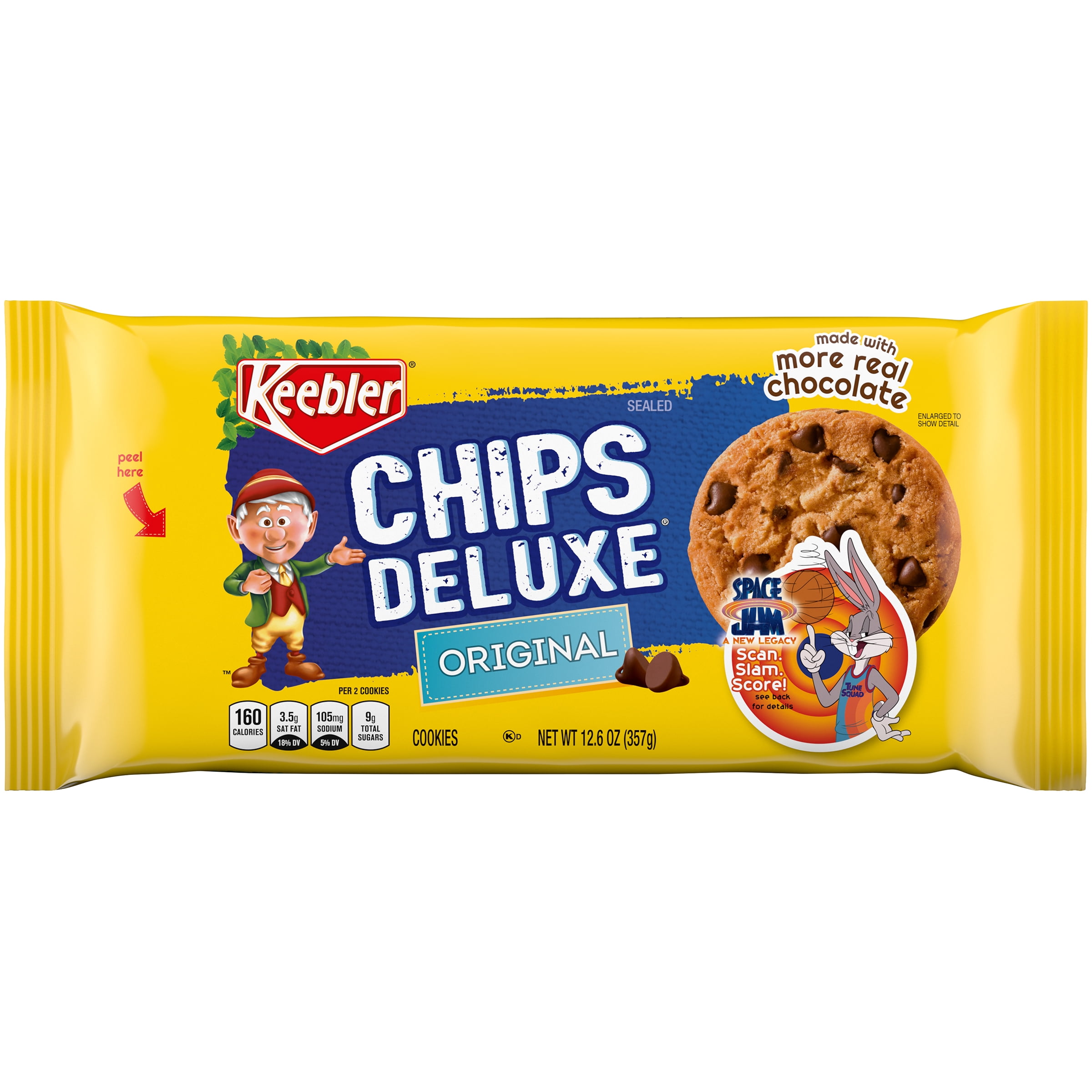 Keebler Chips Deluxe Original Chocolate Chip Cookies, 12.6 oz