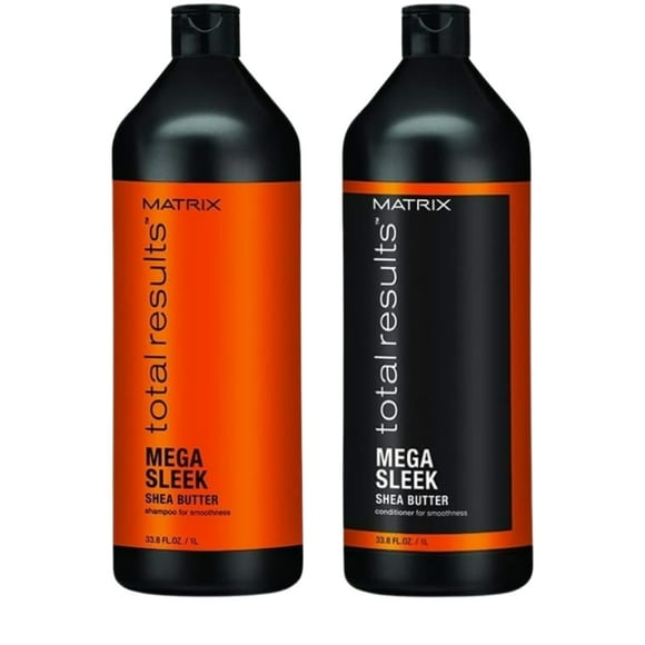 Matrix Total Results Duo Litre Shampooing et Revitalisant Mega Sleek - 33,8 Oz