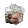 thumbnail image 1 of koolsoo Cage pour Hamster Compacte Étui de Transport pour Hamster pour la Maison Vacances Activités Extérieures Rose, 1 of 9