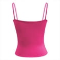 thumbnail image 5 of Women's Sleeveless Strappy Tank Top, Basic Pure Color Camisole for Layering and Everyday Casual Wear, 5 of 6