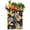 White-391, variant on Colorful Aloha Canvas Tote Bag, Vibrant Hawaiian Print Reusable Handbag for Women, Lightweight Foldable Summer Beach Travel Bag