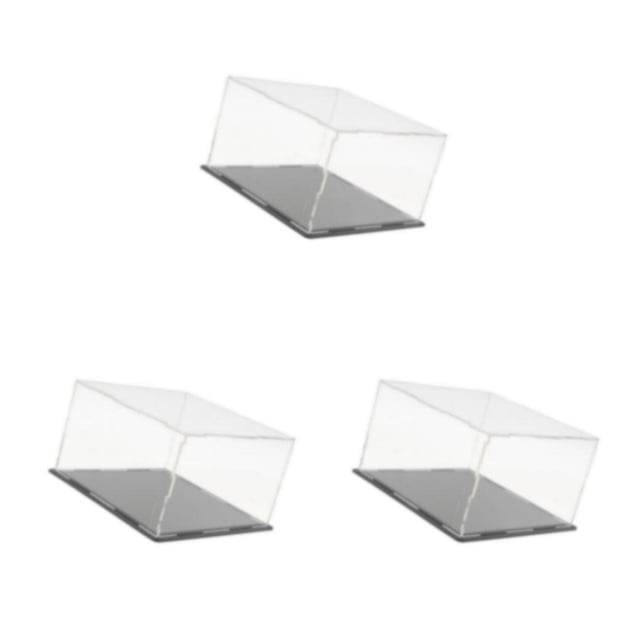 Cateissary Acrylic Display Case Dustproof Protection Boxes Container Type1 NO1