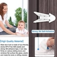 thumbnail image 4 of 8 paquetes de cerradura de puerta corredera compatible con seguridad infantil Afortunado Sencillez, 4 of 5