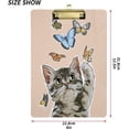 thumbnail image 3 of FMSHPON Cute Cat Butterfly Stylish Clipboard Hardboard Wood Nursing Clip Board and Pull for Standard A4 Letter 13x9 inches, 3 of 8