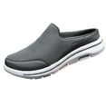 thumbnail image 3 of Oyedens Walking Shoes for Men Breathable Wide Width Slides Slip on Loafers Comfortable Work Mules, 3 of 5