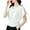 White, variant on Womens Dressy Casual Tops Batwing Short Sleeve Cute V Neck Chiffon Blouses Solid Color Cropped Tunic Top (3XL, Black)