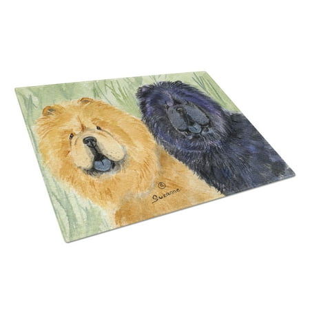 

Carolines Treasures SS7009LCB Chow Chow Glass Cutting Board Large 12H x 16W multicolor