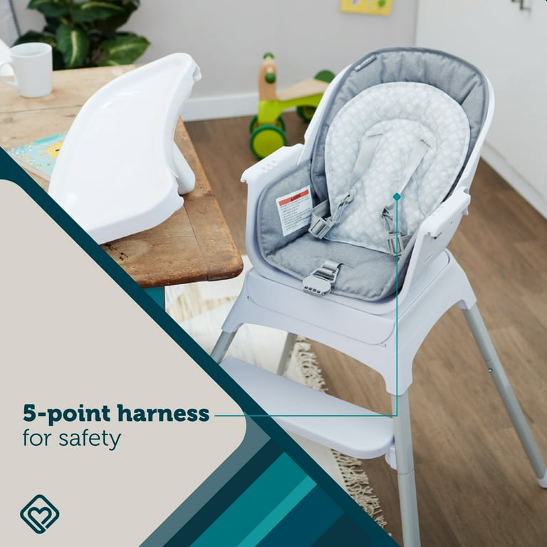 Safety 1st Grow and Go Rotating High Chair Soft Ash Walmart