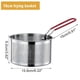 thumbnail image 3 of Frying Basket, Stainless Steel Pasta Basket,Deep Fryer Basket with Long Handle, for Pot, Round Food, 3 of 5