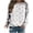 Pink, variant on IROINNID Women's Long Sleeve Sweatshirt Round Neck Mid-Length Print Loose Shirts Valentine's Day Sweatshirt Tunic Tops, Blue