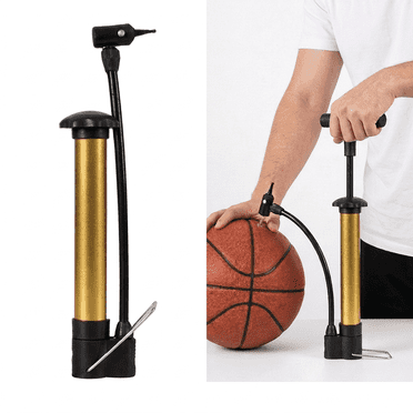 ROSEXIXI 1pcs Portable Hand Ball Pump Mini Manual Air Inflator for Basketball Soccer Volleyball Bike  Includes Steel Needles   Storage Bag, High Pressure Sports Inflation Pump