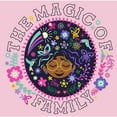 thumbnail image 2 of Girl's Encanto Mirabel The Magic of Family Circle  Graphic Tee Light Pink Small, 2 of 4
