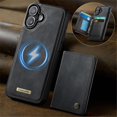 thumbnail image 2 of Case For iPhone 17 RFID Blocking Compatible With MagSafe Detachable 2 In 1 Wallet With Card Holder,PU Leather Case,  Holder Kickstand Magnetic Protective Women Men Cover,Black,For iPhone 17, 2 of 9
