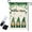 st Patricks day flag, variant on Welcome Peeps Easter Garden Flag 12 x 18 Inch, Burlap Double Sided Easter Flag, Vertical Small Easter Yard Flag, Spring Easter Bunny Rabbit Flag for Outdoor Decoration
