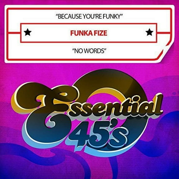 Funka Fize - Because You're Funky / No Words (Digital 45) - Music & Performance - CD