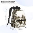 thumbnail image 3 of Fotbe Cows Grazing On The Meadow Lightweight Casual Laptop Backpack for Men and Women, Daily use Waterproof backpack, Backpack for College, 3 of 7