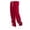 Red, variant on Amzcrzy Mens Pants Pants for Men Man Solid Color Drawstring Pockets Large Zize Straight Carrel Bra Extender Cell Fallow Sweatpants Mens Casual Pants Men's Pants
