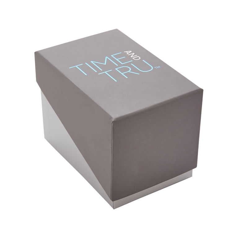Time and Tru Women's Crystal Accent Watch, Silver photo 4