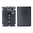 thumbnail image 1 of NEW Add On Cards M.2 to SATA 3.0 6Gbps 2.5" Riser Board NGFF M.2 SATA SSD Adapter B Key Support 2230 2242 2260 2280 M.2 SATA SSD Board Shell, 1 of 6
