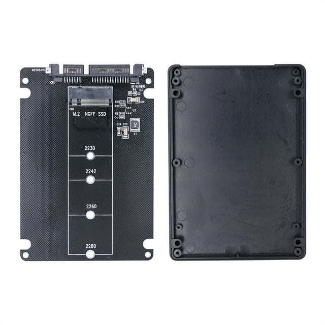 NEW Add On Cards M.2 to SATA 3.0 6Gbps 2.5" Riser Board NGFF M.2 SATA SSD Adapter B Key Support 2230 2242 2260 2280 M.2 SATA SSD Board Shell