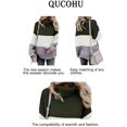 thumbnail image 3 of Womens Color Block Leopard T Shirts Casual Striped Long Sleeve Tunic Tops, 3 of 4