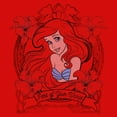 thumbnail image 2 of Girl's The Little Mermaid Ariel Part of Your World  Graphic Tee Red X Large, 2 of 5