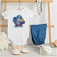 thumbnail image 3 of Classic Japanese Video Game Mega Man Romper Boys or Girls Infant Baby Brisco Brands 24M, 3 of 7