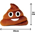 thumbnail image 4 of Newway Easter Desire Deluxe Emoticon Pillow Colorful, Smiling Poop Brown Poo Emoticon Poop Round Pillow Emoticon Poop Filled Plush Soft Gift Toy Decor, 4 of 5