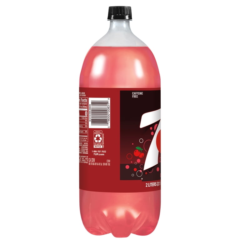 Healthy 7UP Diet Drink, Caffeine-Free, Zero Sugar, Cherry Flavored