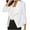 283#White, variant on Womens Blazer Office Suit Jacket Business Work Formal Smart Suit Coat Open Front Button Cardigan Solid Long Sleeve Casual Jacket