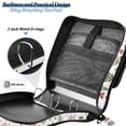 thumbnail image 4 of FORMRS Zipper Binder with Shoulder Strap 2-inch Ring 500 Sheet Capacity File Bag, Green Nordic Christmas, 4 of 5