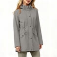 thumbnail image 5 of Girls Waterproof Jacket Coats Long Sleeve Hooded Outdoor Outwear Lining Interchange Jacket, 5 of 8