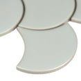 thumbnail image 2 of MSI Retro Gray Scallop 13.19 in. x 11.22 in. x 6mm Glossy Porcelain Mesh-Mounted Mosaic Tile (13.65 sq. ft. / case), 2 of 4