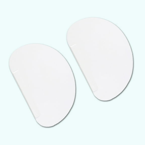 RUNROTOO Plastic Baking Tool Baking Scraper Semicircle 105x72mm Cuts Pastry Smoothens Cream Kitchen Gadget 1Pcs