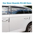 thumbnail image 2 of Hypersonic Black Car Door Edge Guard Trim Molding Crash Scratch Protector 4PCS, 2 of 7