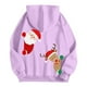 thumbnail image 4 of WILLBEST Sudadera con Capucha Merry Christmas para Mujer Sudadera con Capucha con Estampado Navideño Divertido Camiseta Navideña Informal de Manga Larga 375 Chica​​, 4 of 4