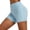 Sky Blue, variant on MIXUE Shorts For Women Summer Solid Color Elastic High Waist Gym Running Athletic Workout Yoga Shorts Activewear,Pink,M