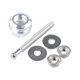 thumbnail image 5 of Kit de cierre de capó universal de 21 mm con pulsador antivibración para reparación y modificación. Plateado, 5 of 9