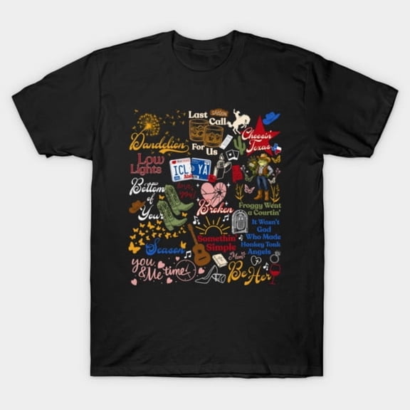 The Dandelion Tour, Choosin Texas Country, Ella'S Fellas Club, Ella Langley Dandelion Tour, Ella Langley World Tour - Ella Langley T-Shirt Sizes S-5Xl GooGate