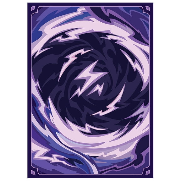 Fantasy North - Plasma - Elements Series II - 100 Textured Matte TCG Card Sleeves - Fits Magic MTG Commander Pokemon and Other Card Games - Playing Card Sleeves