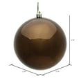 thumbnail image 2 of Vickerman 2.75" Chocolate Shiny Ball Ornament, 12 per Bag, 2 of 5