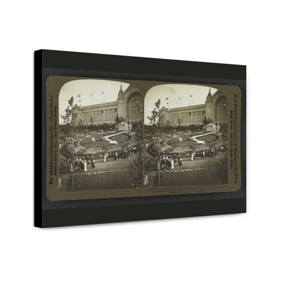 Canvas Print: The Great Floral Clock (Accurate Timekeeper, 100 Feet In Diameter)