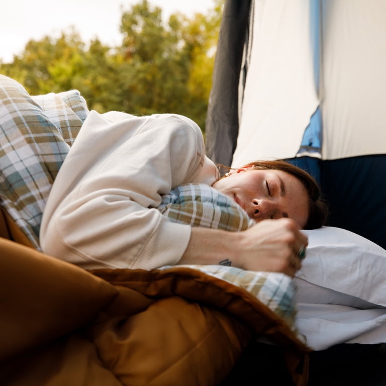 アス　ファニーパック　テント　ライナー Ozark Trail Flannel Lined Rectangle Sleeping Bag 35°F 80x36 inches
