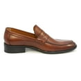 thumbnail image 2 of Elegante Men's Paola Slip On Leather Dress Shoes, Brown,8.5 M US, 2 of 3