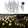 thumbnail image 1 of Luces de hadas solares al aire libre, luz solar LED Cadena de setas Luz impermeable al aire libre Jardín Césped Estacas Lámparas Patio Arte para la decoración del patio del hogar Vhermosa LKX-1700, 1 of 7