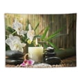 thumbnail image 5 of Orinice Bamboo Flowers Candle Tapestry Wall Hanging Unique Style Graphic Tapestries Home Wall Decor Art for Living Room Bedroom Apartment Farmhouse Dorm 40x30inch, 5 of 6